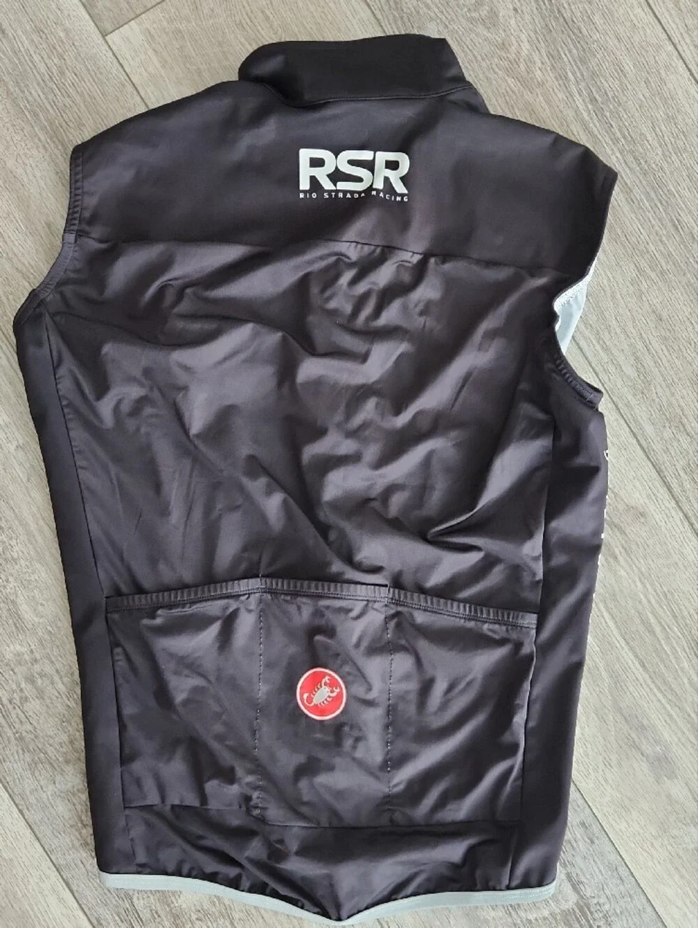 Castrelli Unisex Rio Strada Racing RSR Gore Windstopper Cycling Vest - Black